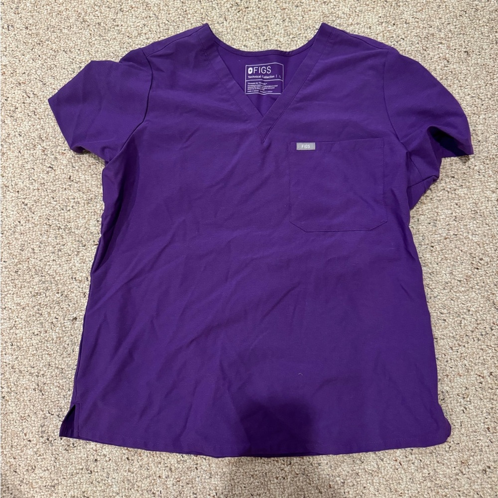 Figs Catarina Top Ultraviolet